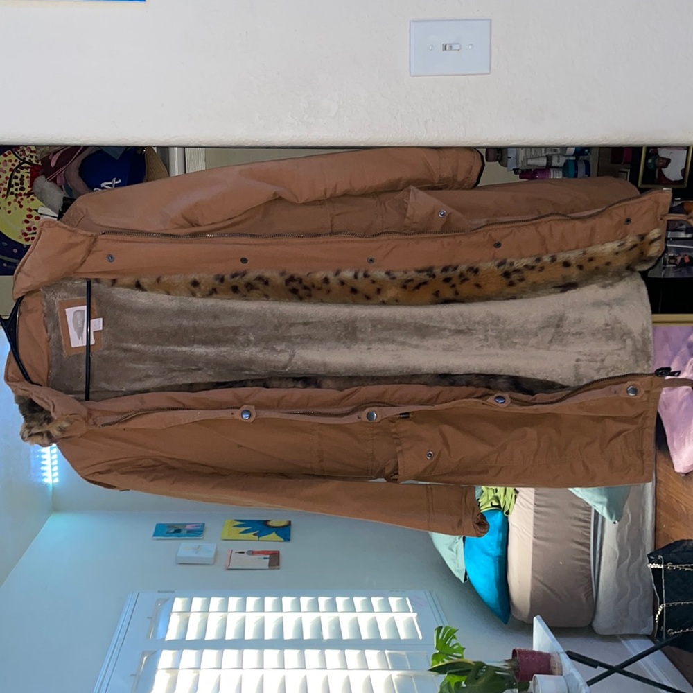 Brown/Beige Parka